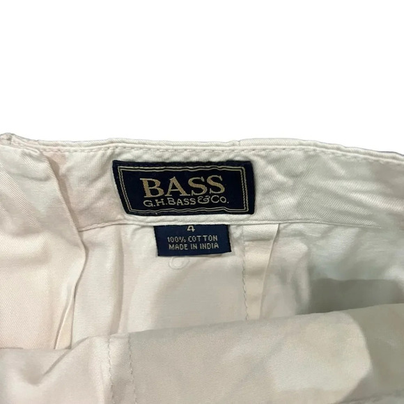 G.H Bass Lightweight Khaki Chino Skirt Size 4 - Picture 2 of 3